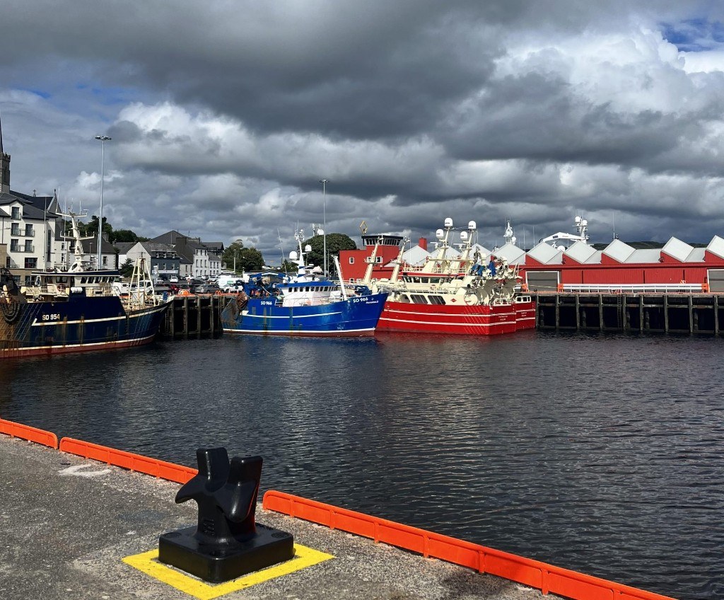 Trawler harbour along the Scotland corridor